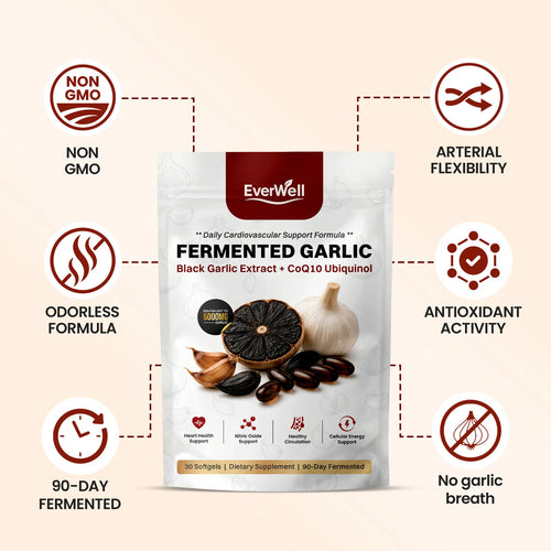 Evia Fermented Black Garlic Odorless Capsules